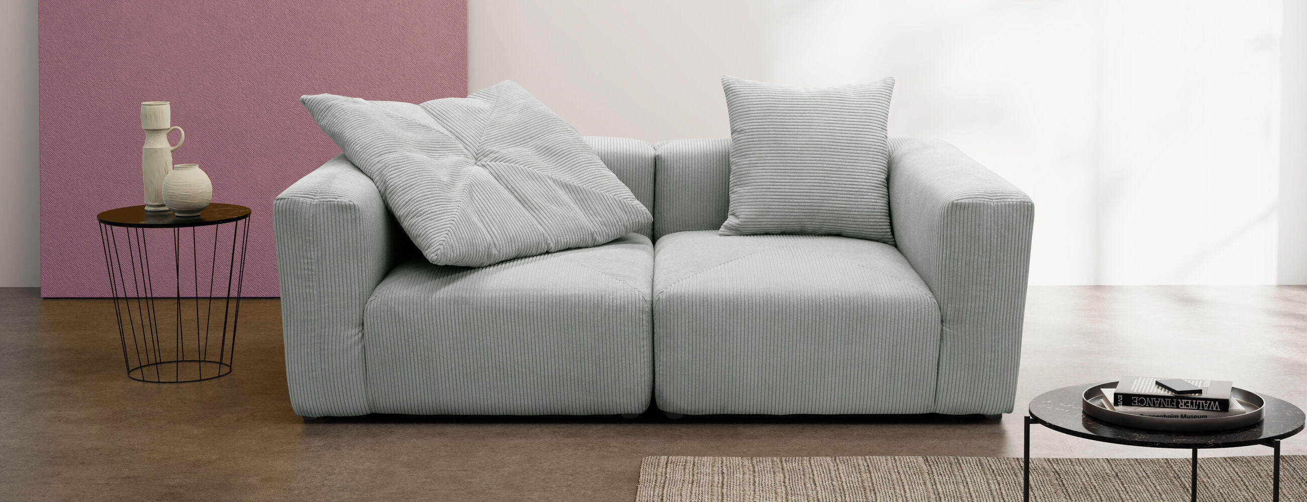 Kleines Modulsofa Cord
