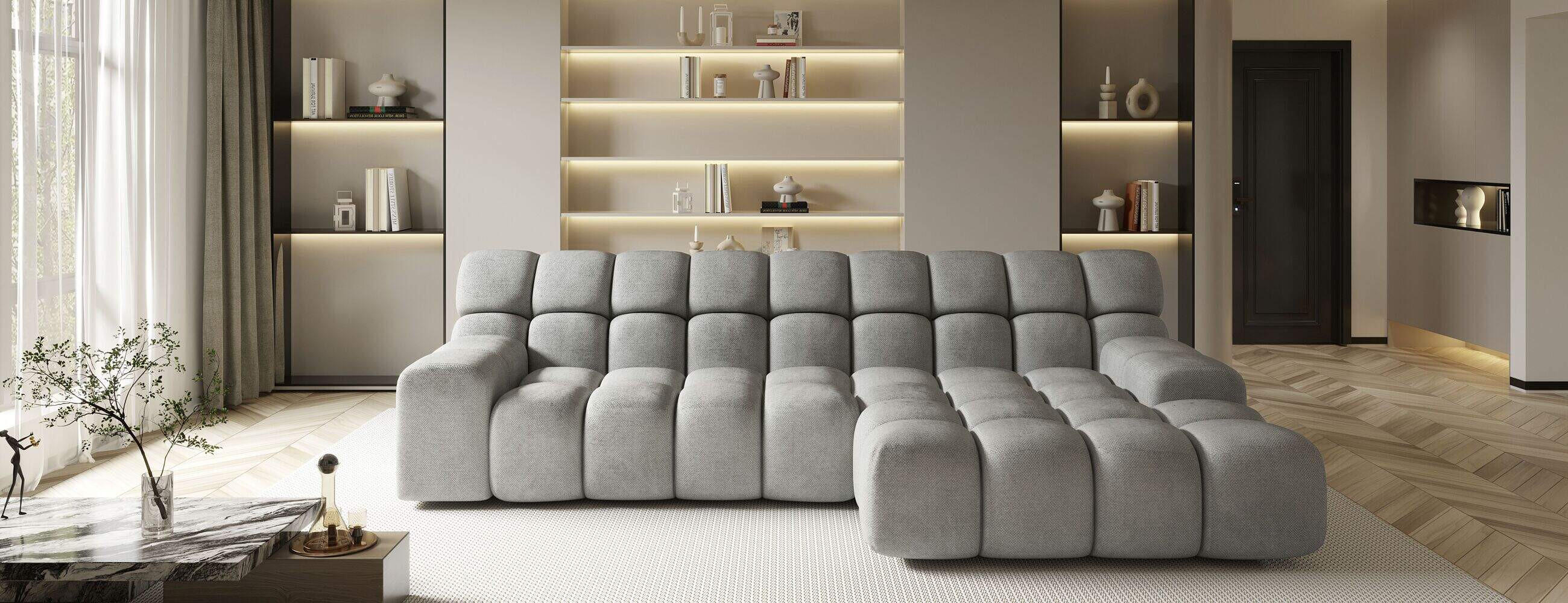 Sofa mit Chaiselongue