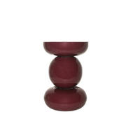 BEISTELLTISCH rund aus Metall 33x33x50cm, lila - Lila, Metall (33/33/57cm) - Livingfurn