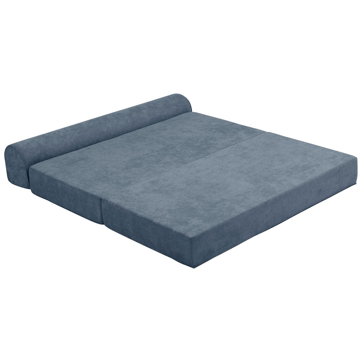 FALTSOFA Katusha Flachgewebe blau - Blau, Kunststoff (80/71/160cm) - 58aufmkessel