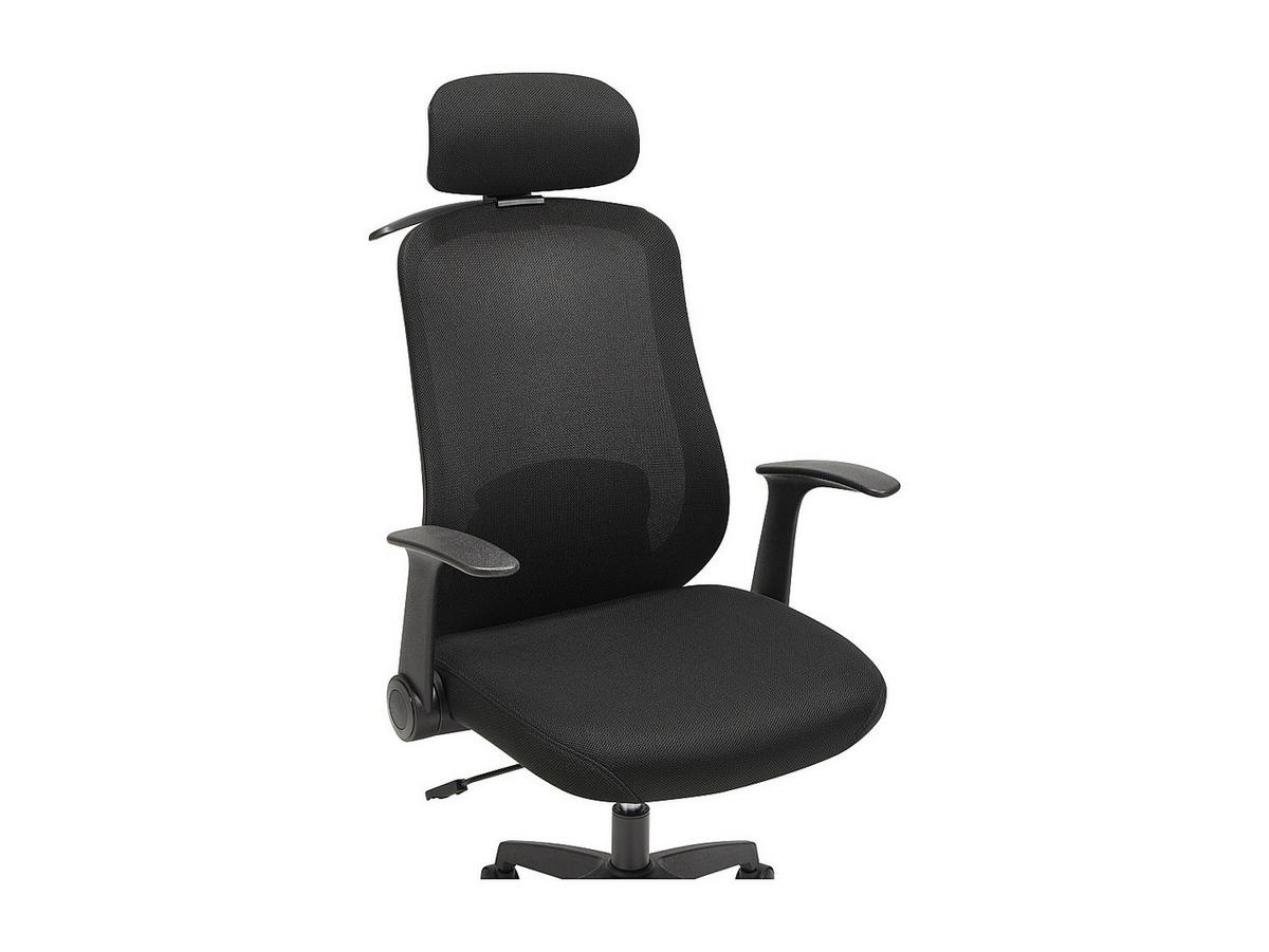 BÜROSESSEL - 64 x 63 - stoff - schwarz Zyliro - Schwarz, Textil (64/117/63cm) - Vente-Unique