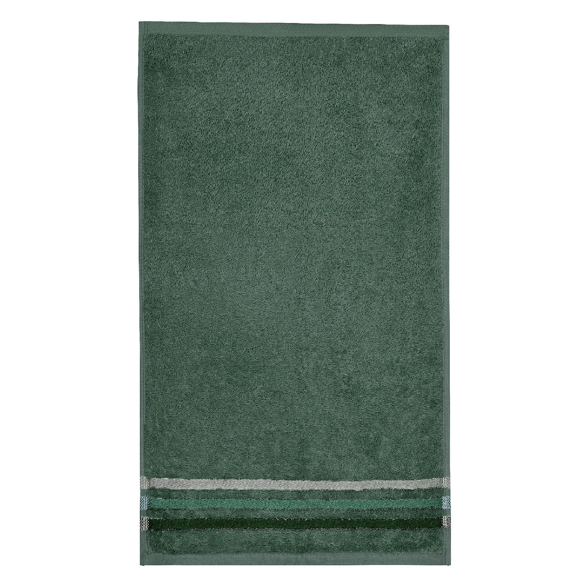 GÄSTETUCHSET Skyline Color - 5-teilig - 30 x 50 cm - Dunkelgrün - Dunkelgrün, Textil (30/50cm) - SCHIESSER