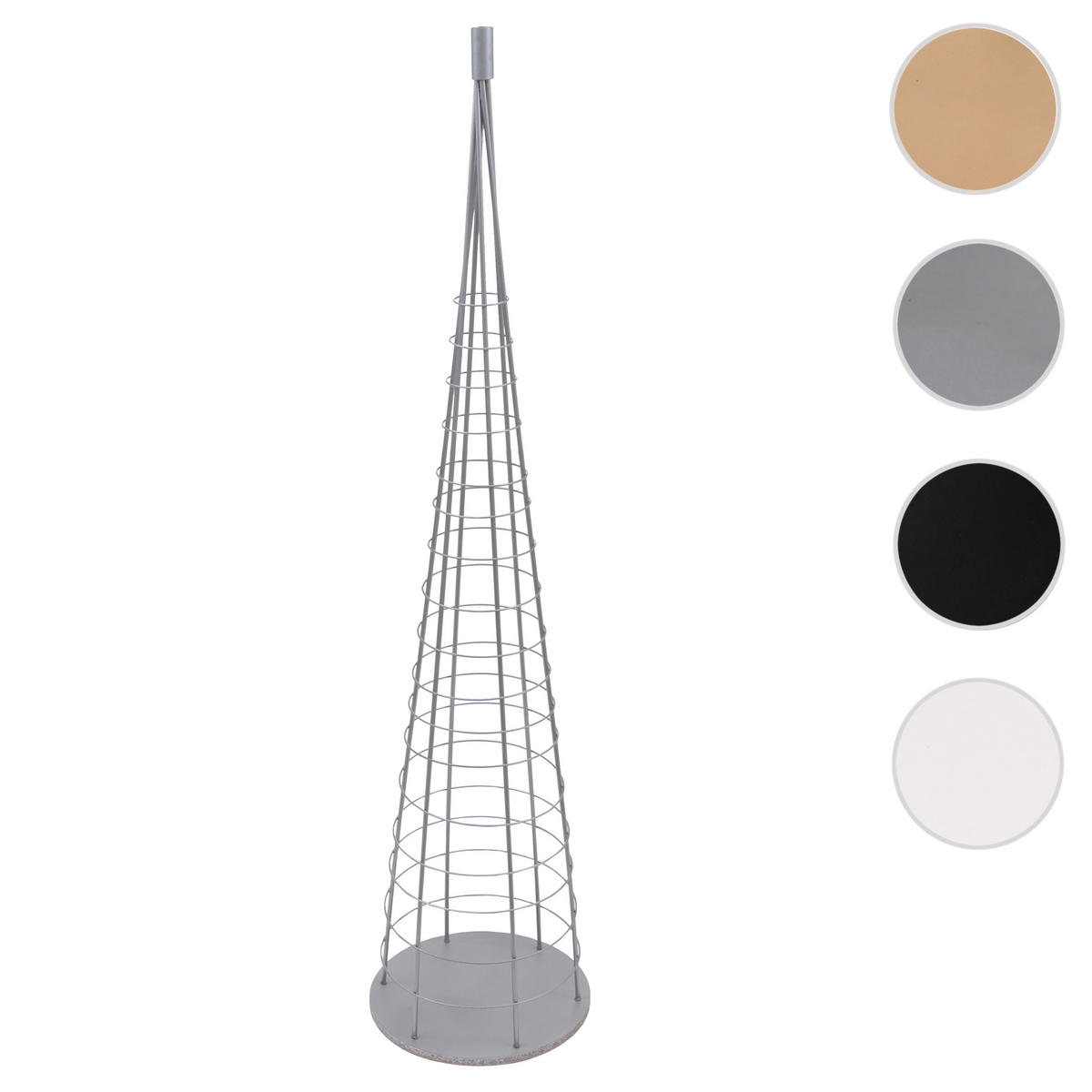 DEKO-BAUM Silber - Silberfarben, Metall (38/160cm) - MCW