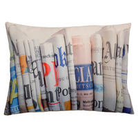 KISSENBEZUG Fotodruck 40x60 cm Zeitung - Multicolor, Textil (40/60cm) - TiborTex
