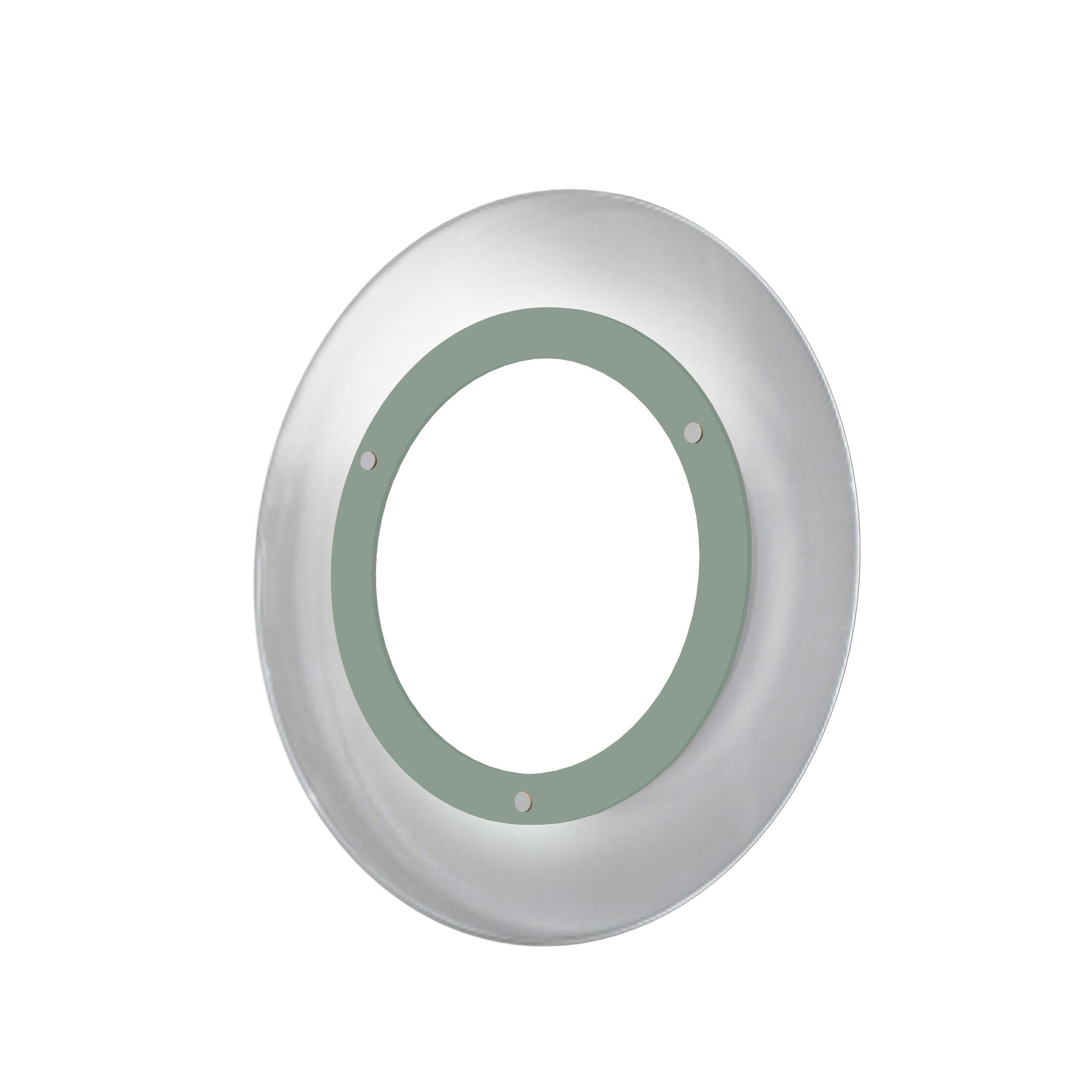 LED-DECKENLEUCHTE - Grün, Metall (35/35/7cm) - Lumicom