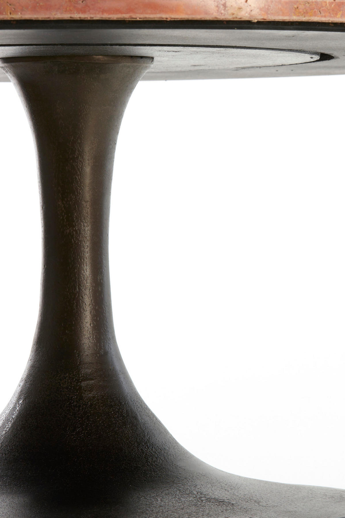 BEISTELLTISCH Dolin Rot Ø75/38 cm - Rot, Metall (75/75/38cm) - Light & Living