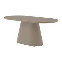 ESSTISCH 6 Personen - MDF - Taupe - VALIANA - Braun, Holz (90/180/76cm) - Pascal Morabito