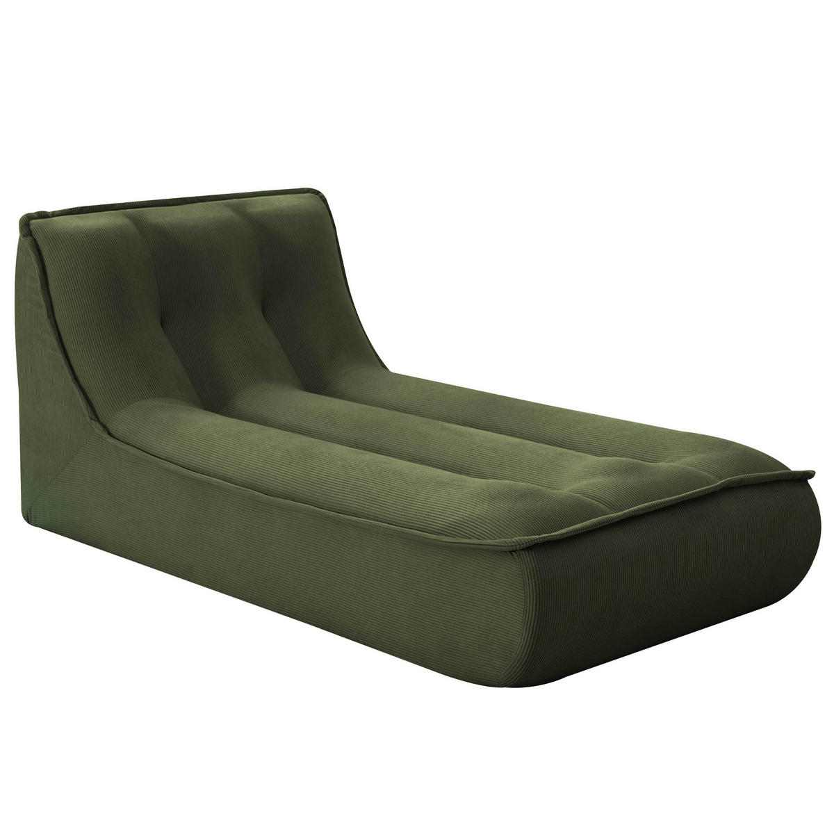 GARTENSOFA mit 4 Sitzplätzen, Grün - Grün, Textil (320/70/165cm) - Oviala