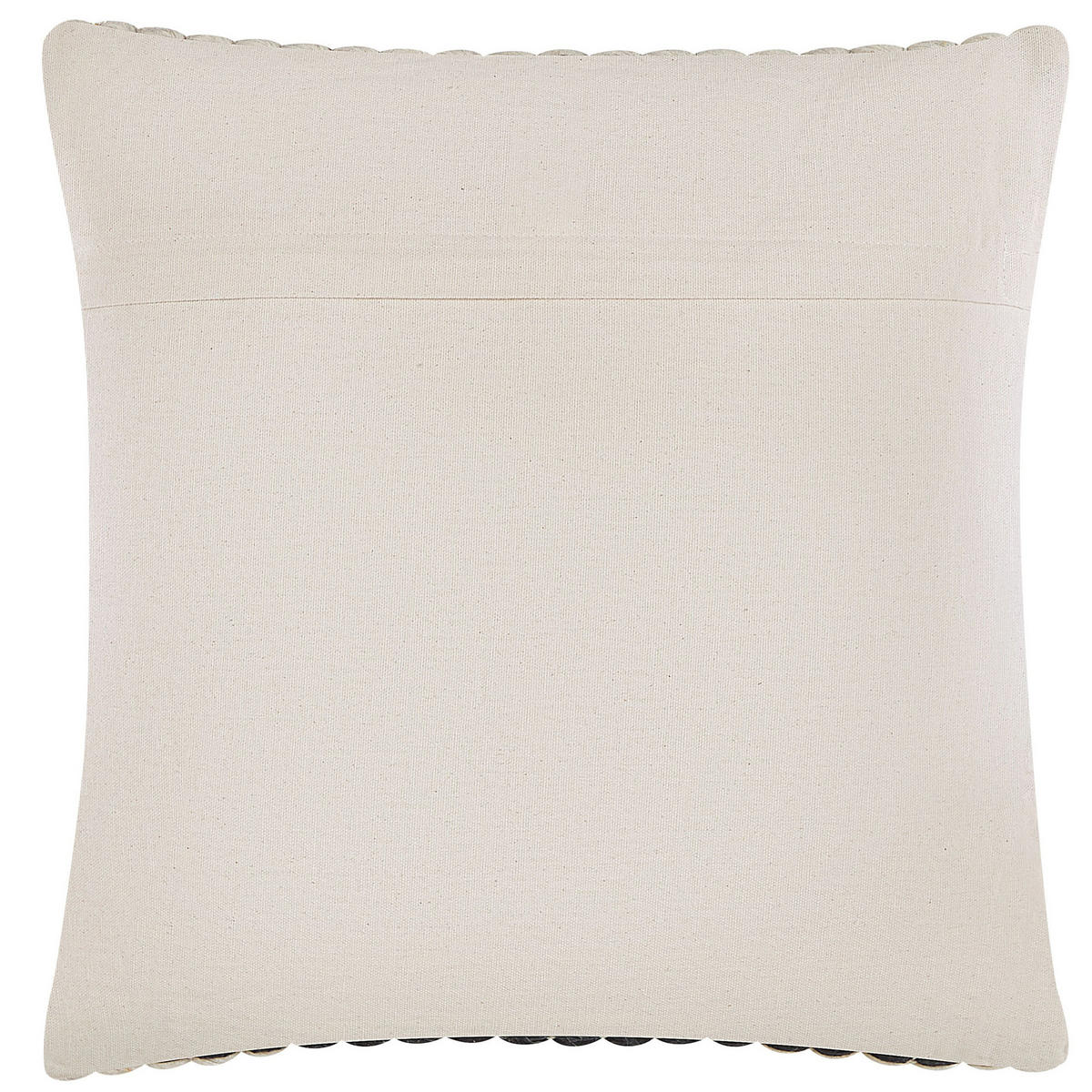 DEKOKISSEN 2er-Set Creme 45/45 cm Yoncali - Creme, Naturmaterialien/Textil (45/45cm) - Beliani