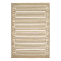 TEPPICH sehr weich mit Relief-Effekt bruin - Braun, Textil (160/230cm) - AFK Living