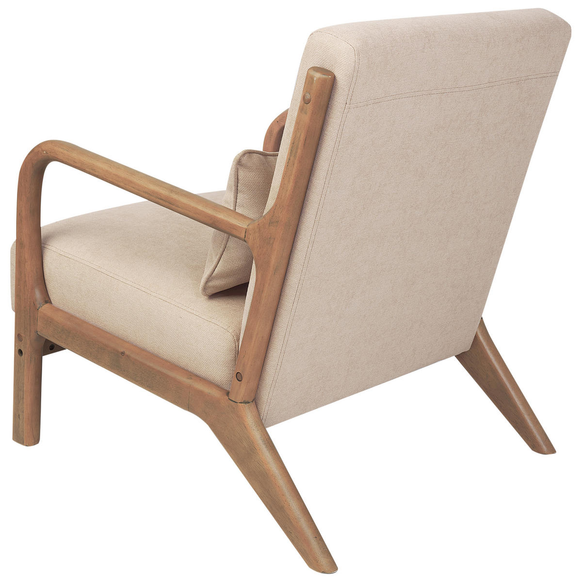 SESSEL Beige Skovde - Hellbraun/Beige, Textil (65/78/80cm) - Beliani