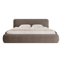 POLSTERBETT Herat 120x200 cm, Braun - Braun, Textil (200/120cm) - Fedve