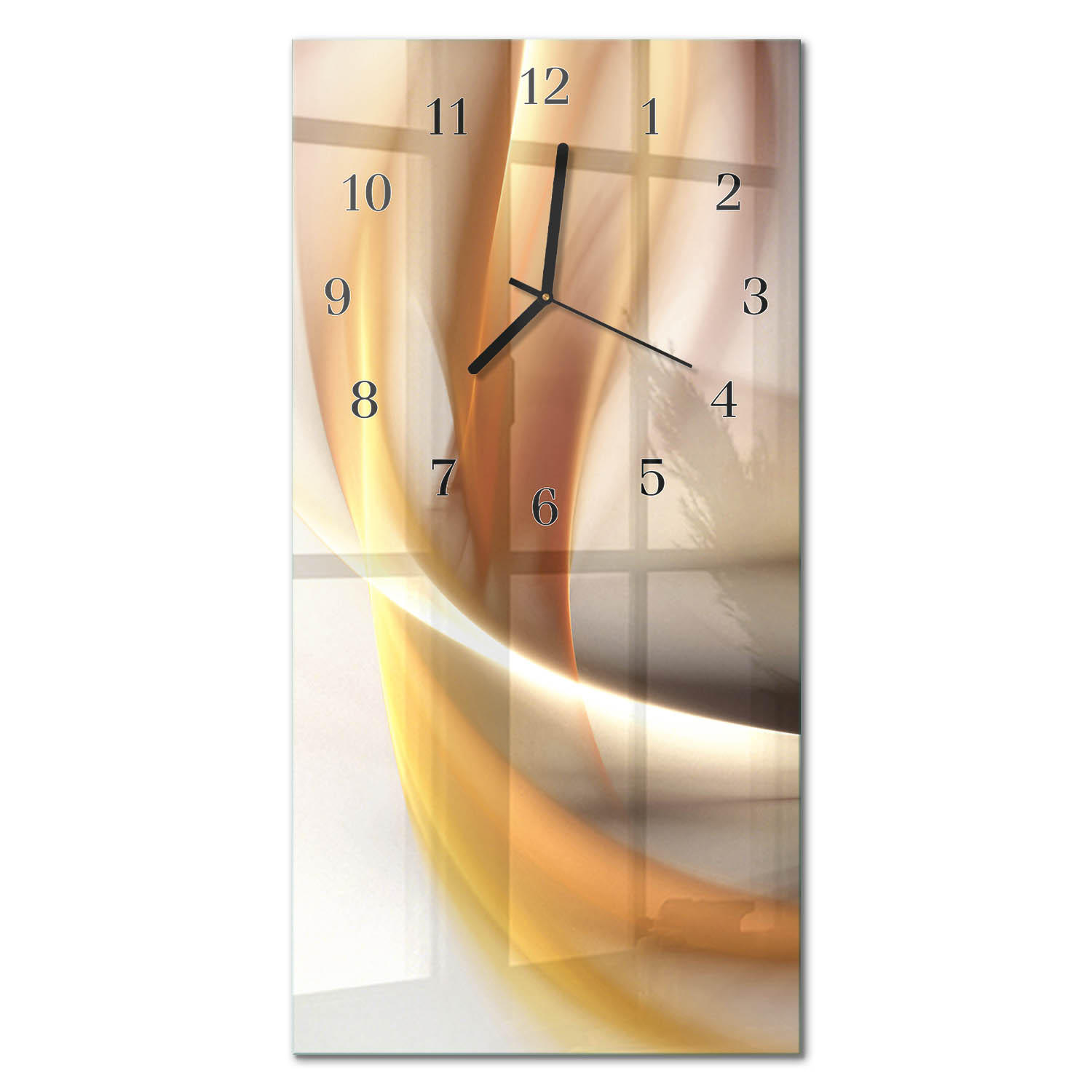 WANDUHR 60x30 cm - Horizont - Multicolor, Glas (30/60/0.4cm) - TULUP