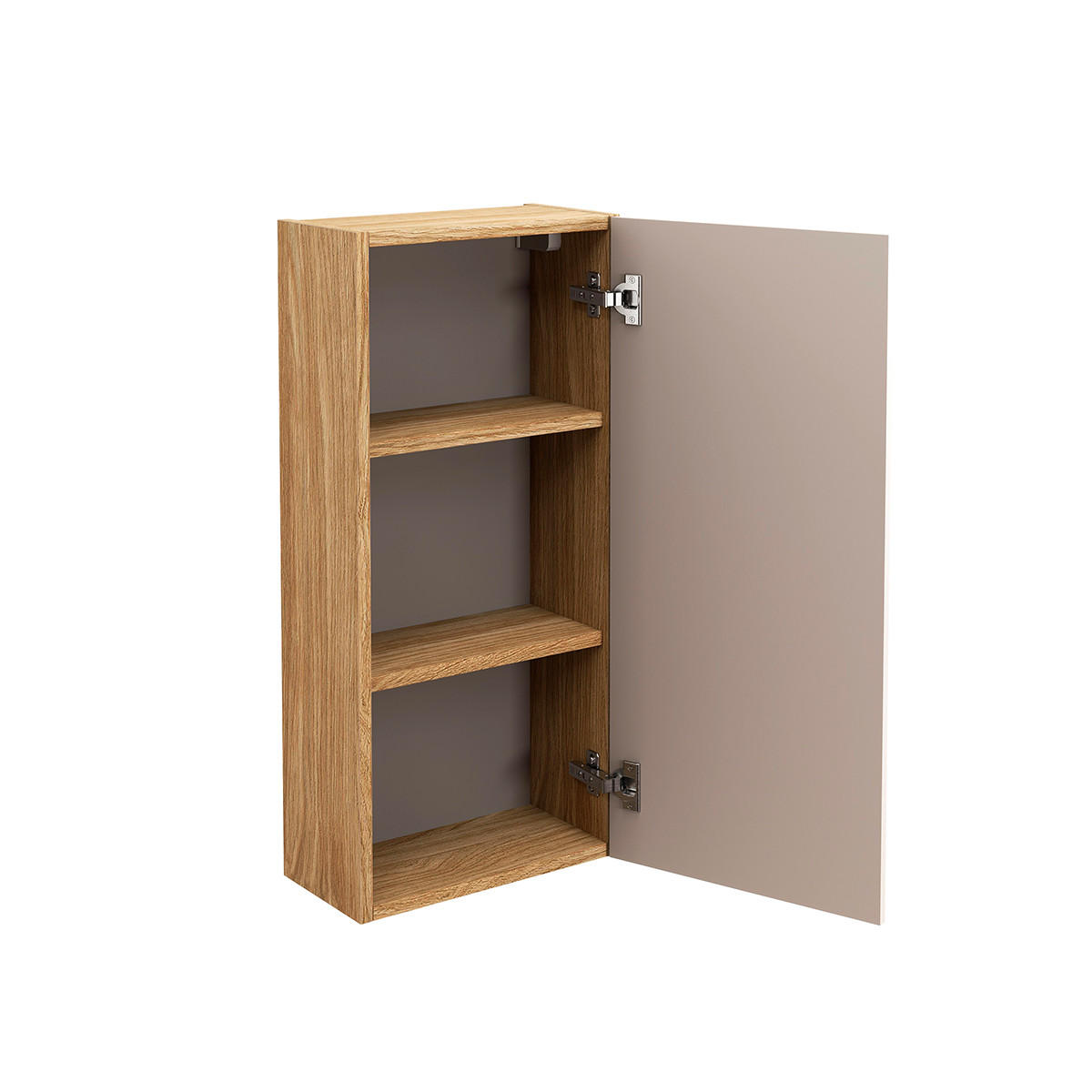 ZÁVĚSNÝ SLOUPEK Mallory Béžová a dřevo - hnědá, kompozitní dřevo (35/75/19cm) - Petits-meubles
