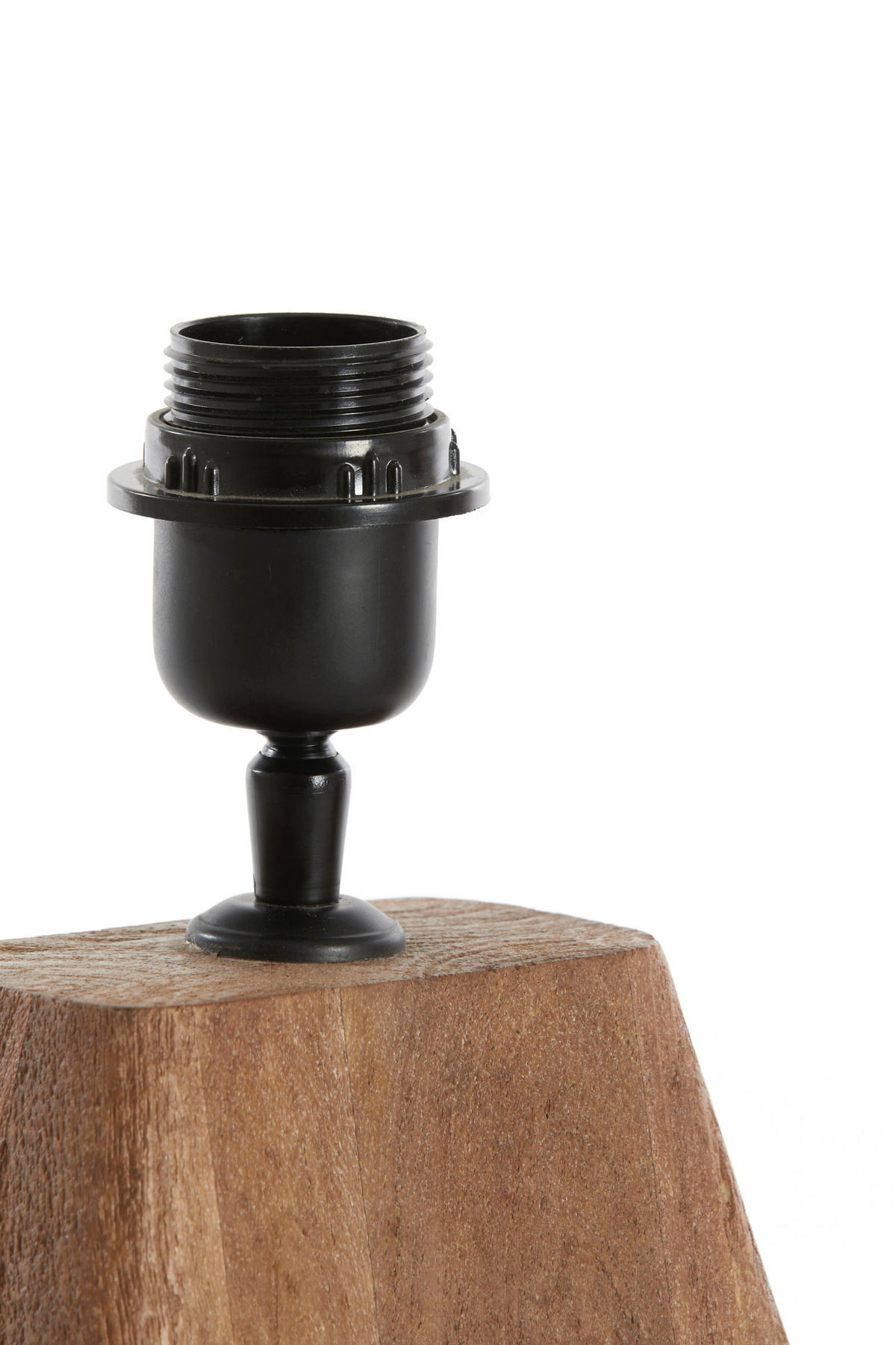 LAMPENFUSS Kardan Braun 18/13/15 cm - Braun, Holz (18/13/15cm) - Light & Living