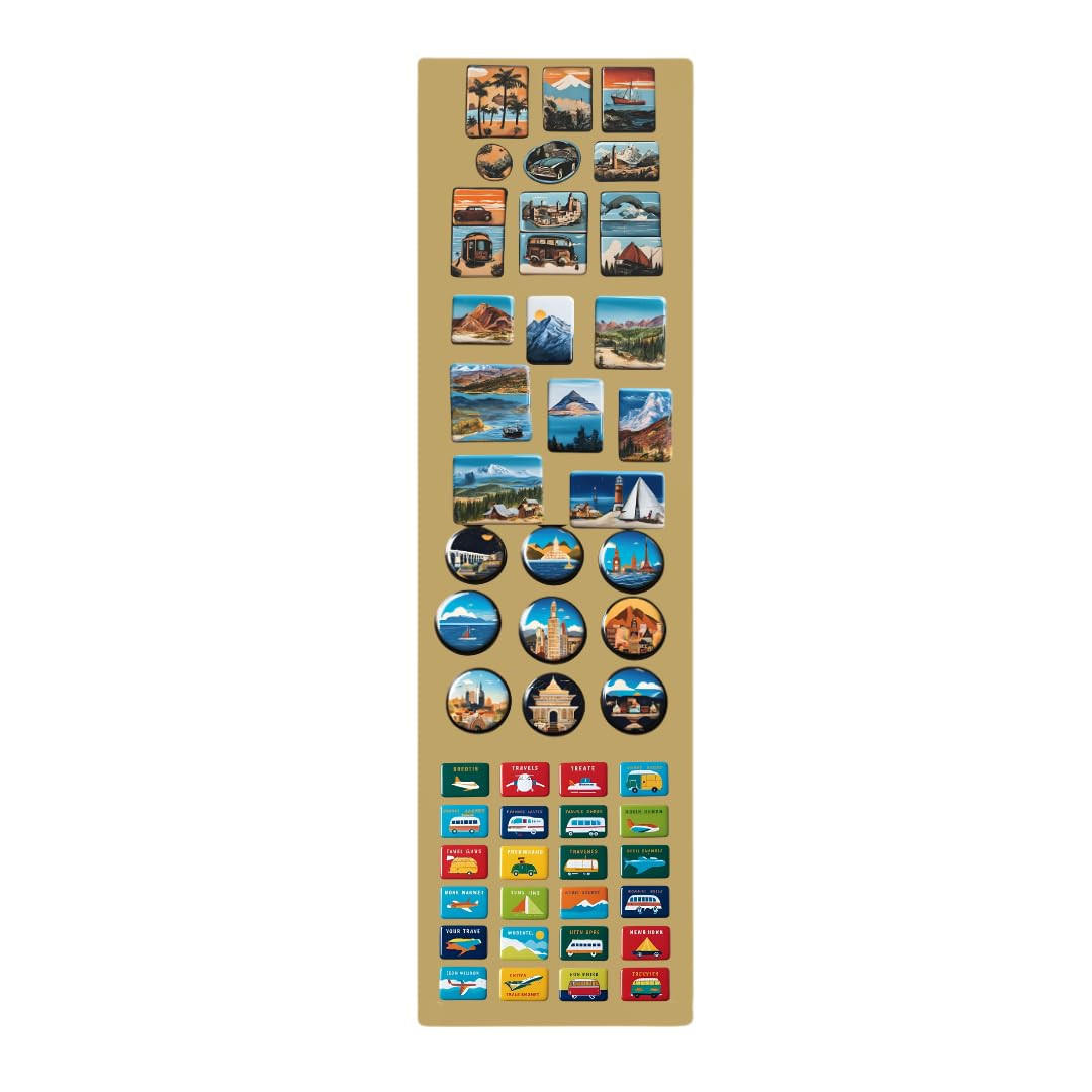 MAGNETTAFEL Klein & Groß Gold 70x30 cm - Magnetisches Stahlboard für Magnete, Fotos und Notizen, Beschreibbar - Goldfarben, Metall (30/70/0.7cm) - ANWICAR