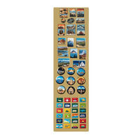 MAGNETTAFEL Klein & Groß Gold 70x30 cm - Magnetisches Stahlboard für Magnete, Fotos und Notizen, Beschreibbar - Goldfarben, Metall (30/70/0.7cm) - ANWICAR