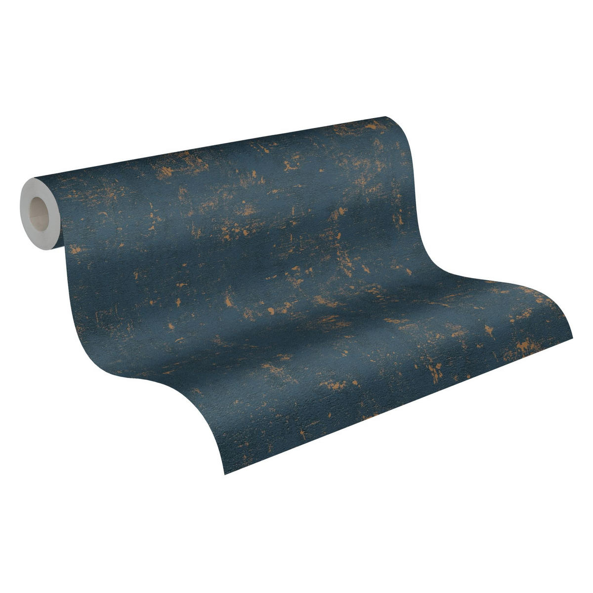 VLIESTAPETE Blau 53/1005 cm - Blau, Textil (53/1cm) - KUNSTLOFT