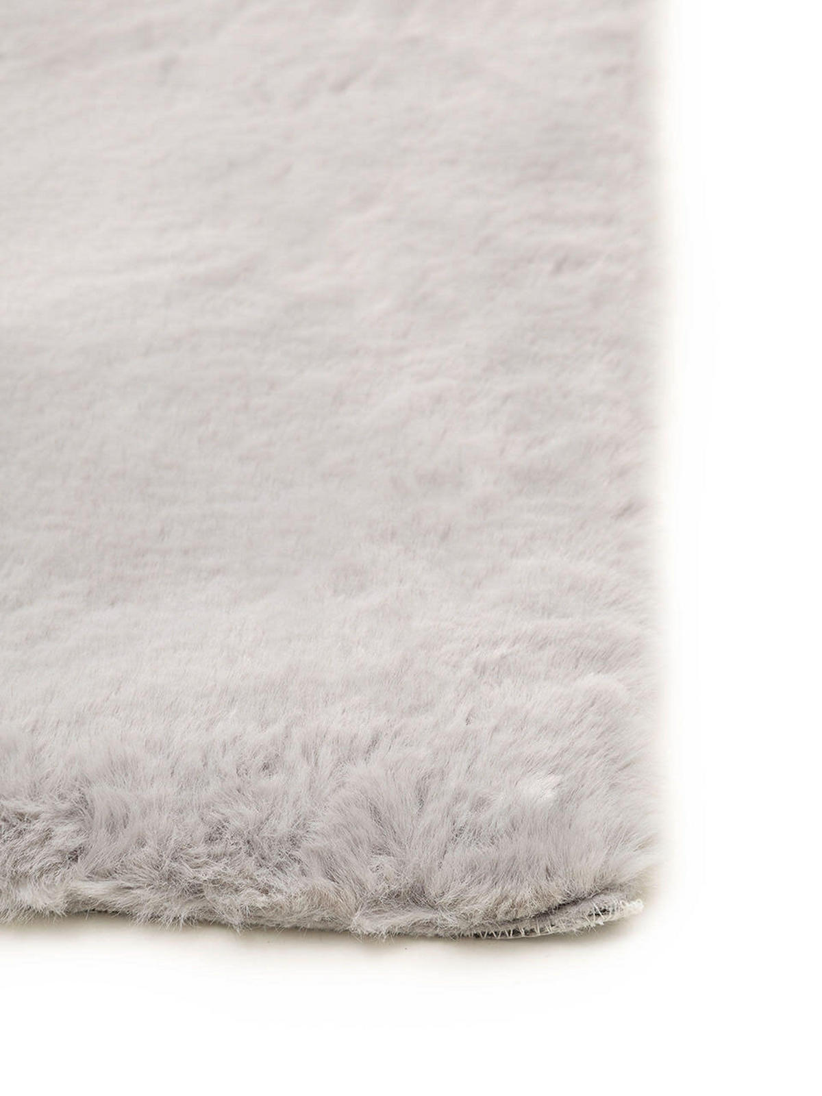 TEPPICH Fellteppich Dave Grau - Grau, Textil (80/1cm) - KUNSTLOFT