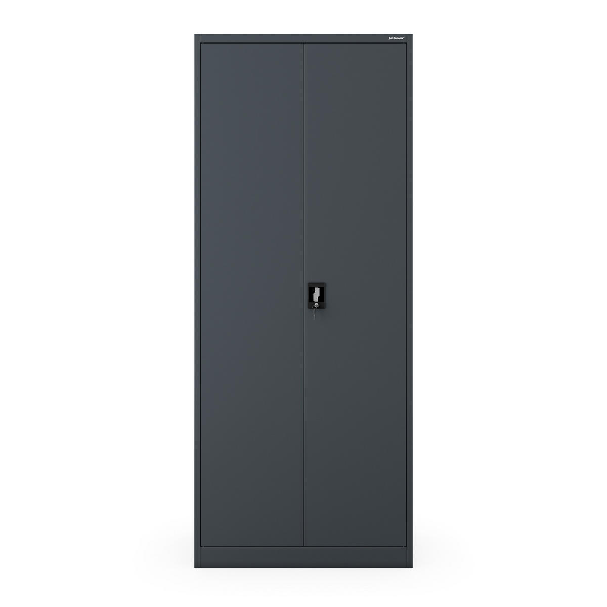 HAUSWIRTSCHAFTSSCHRANK DAWID 220 - Anthrazit, Metall (90/220/45cm) - Jan Nowak