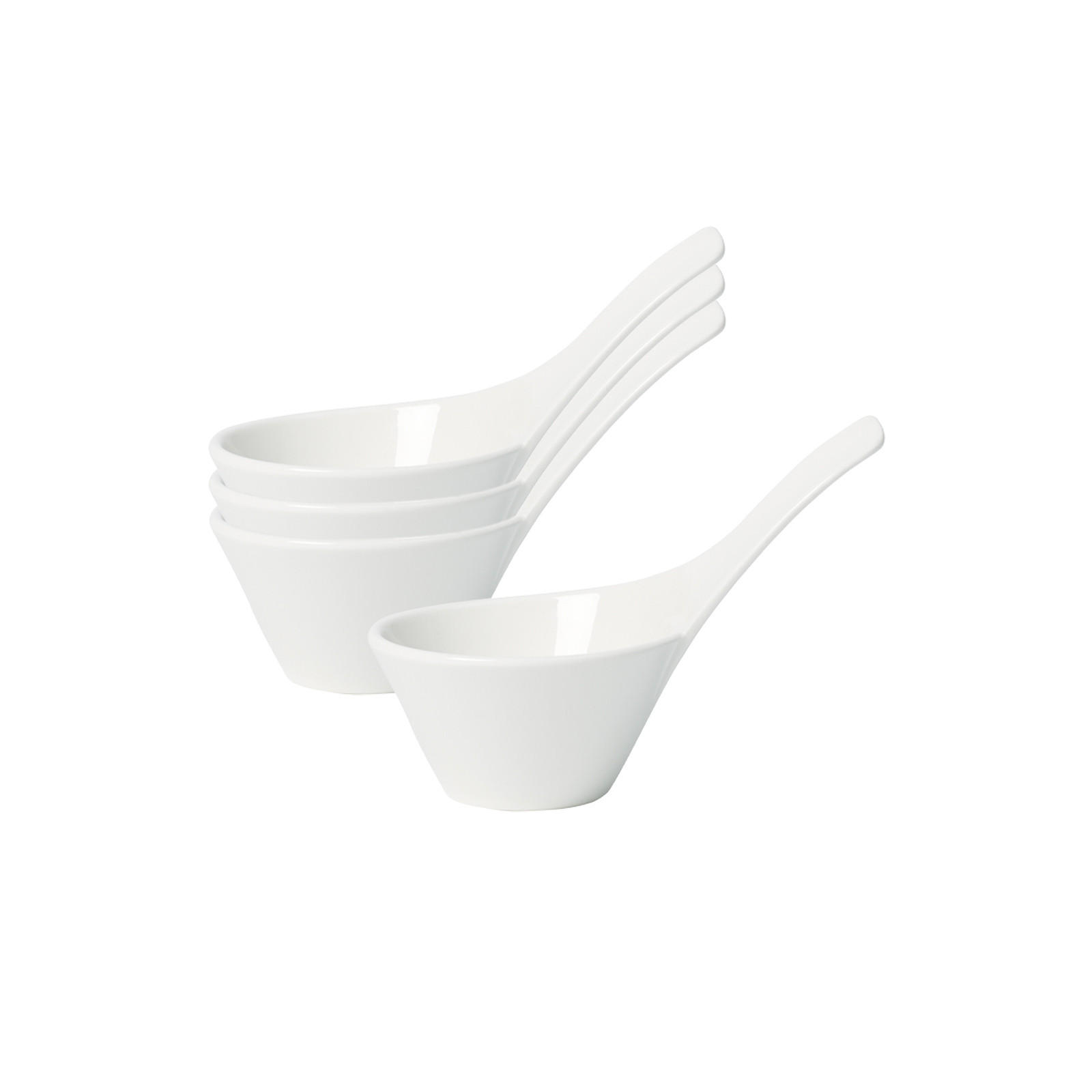 DIPSCHÄLCHEN NewWave weiß 40 ml 4er Set - Weiß, Keramik (1cm) - Villeroy & Boch