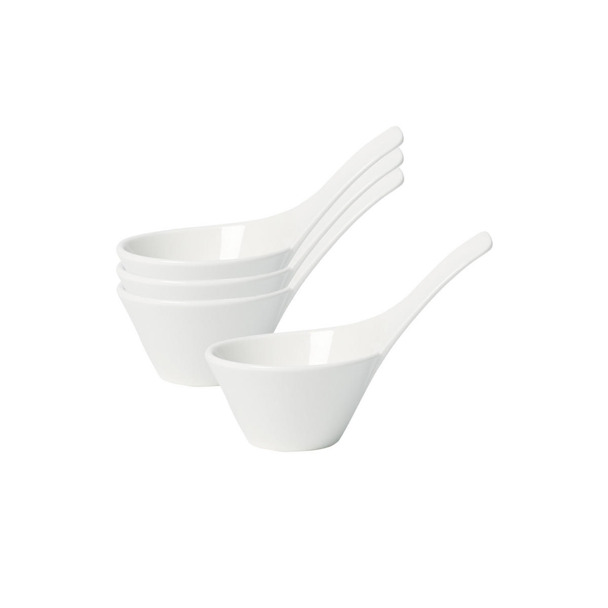 DIPSCHÄLCHEN NewWave weiß 40 ml 4er Set - Weiß, Keramik (1cm) - Villeroy & Boch