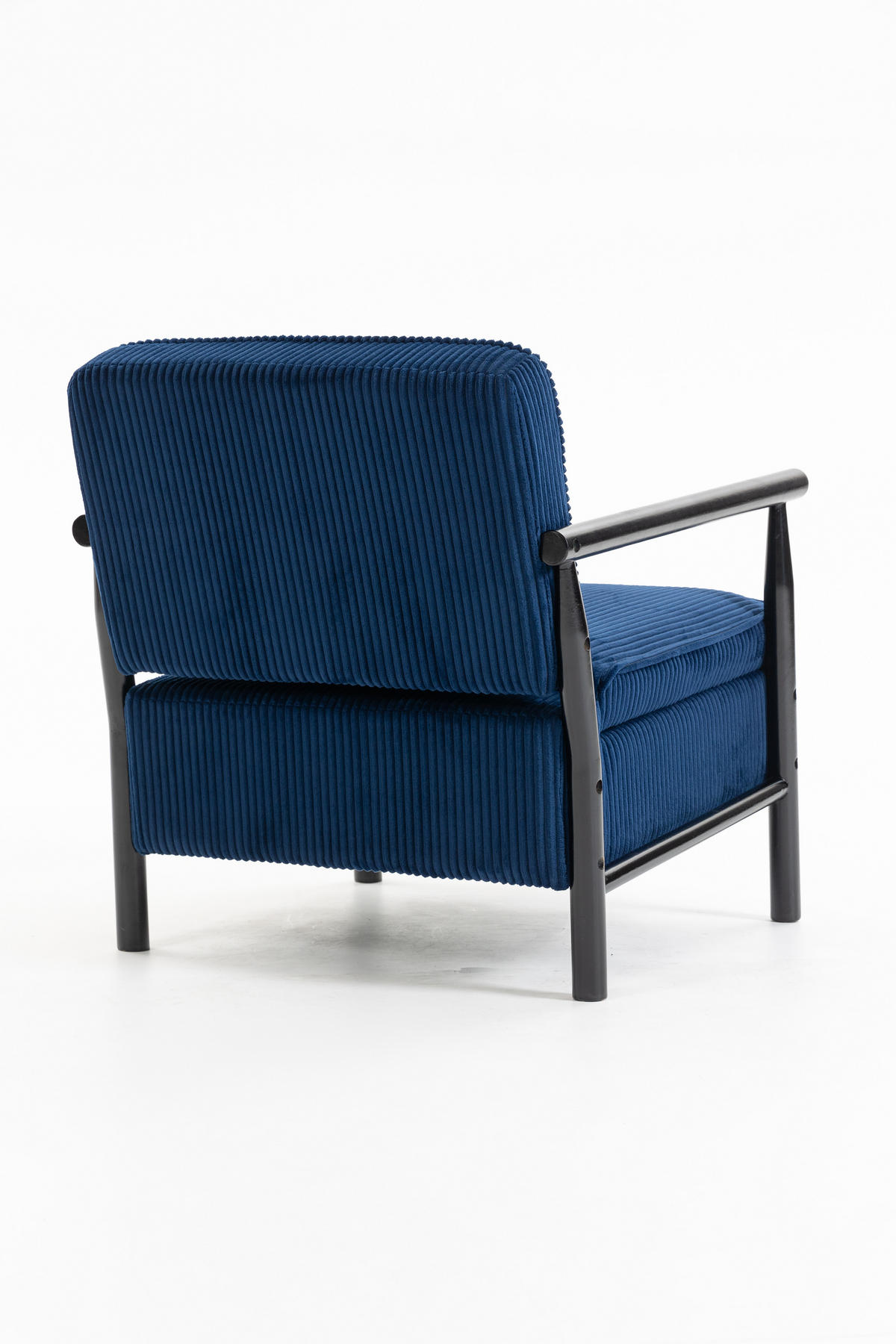SESSEL Akzentstuhl mit Lendenpolster, DE-42320, Blau - Blau, Holzwerkstoff (66/73/83cm) - ComfortXL