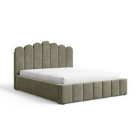 POLSTERBETT 03 140 x 200 cm – Tresor – Bett mit Gasdruckfedern und Stauraum - Grün, Holz (140/200cm) - ROYAL24_MARKT