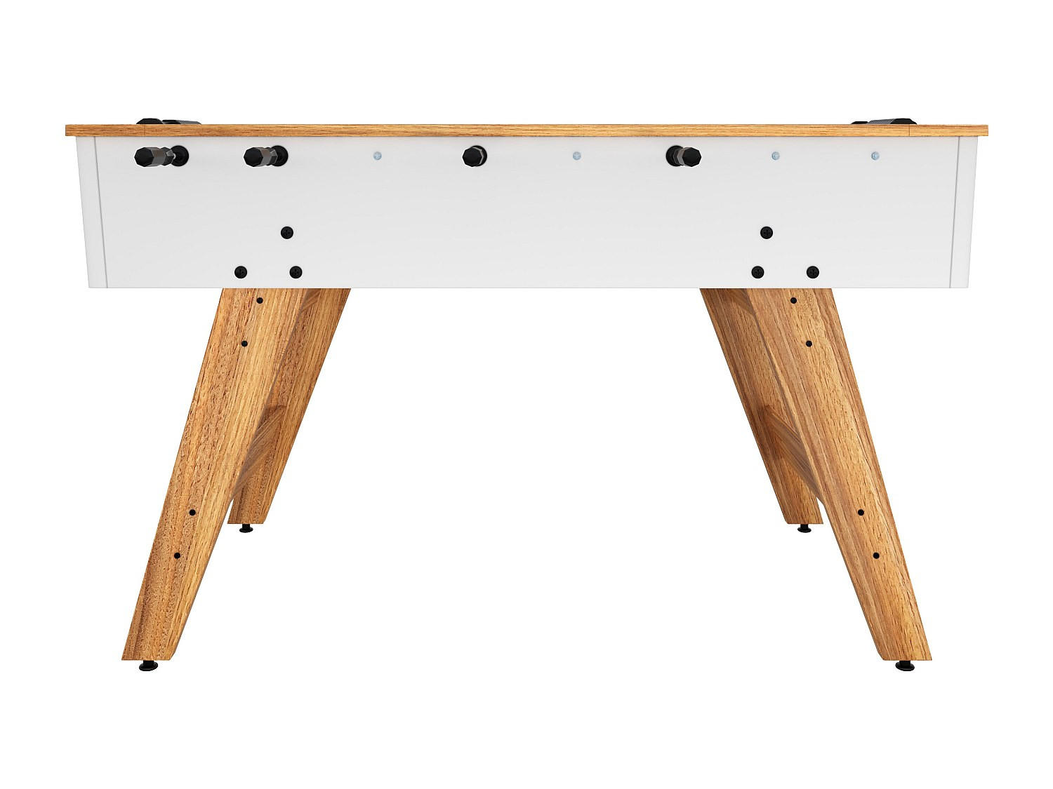 TISCHFUSSBALL - 141.4 cm x 76 cm - holz - naturfarben hell, weiß Pirna - Naturfarben/Weiß, Holz (141.4/76cm) - Vente-Unique
