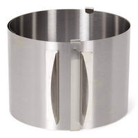 TORTENRING Silber 16/16/12 cm PAT02464 - Silberfarben, Metall (16/12/16cm) - Patisse 
