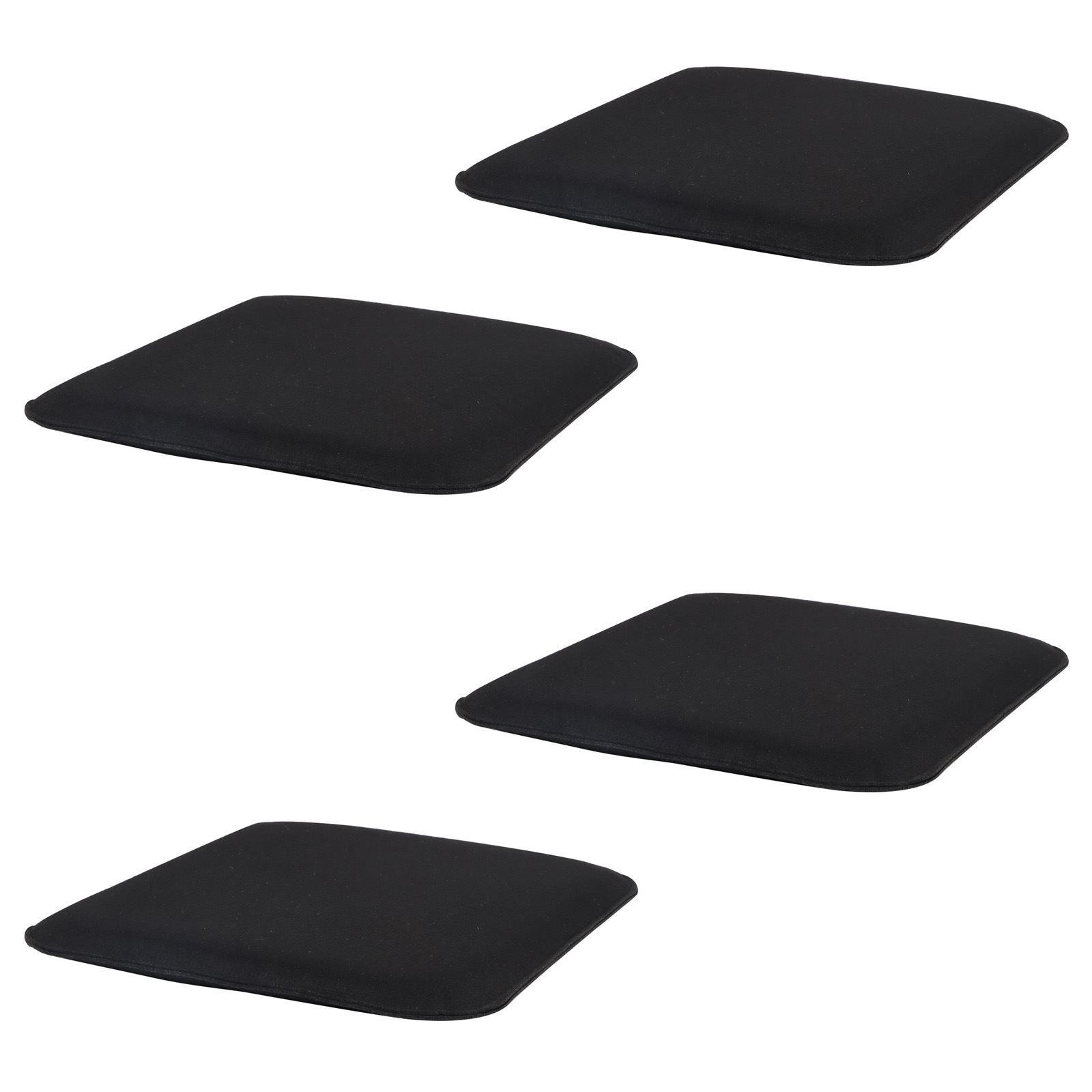 SITZKISSEN GRACE 4ER-SET - Schwarz, Textil (35/35/2cm) - IDIMEX