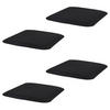 SITZKISSEN GRACE 4ER-SET - Schwarz, Textil (35/35/2cm) - IDIMEX