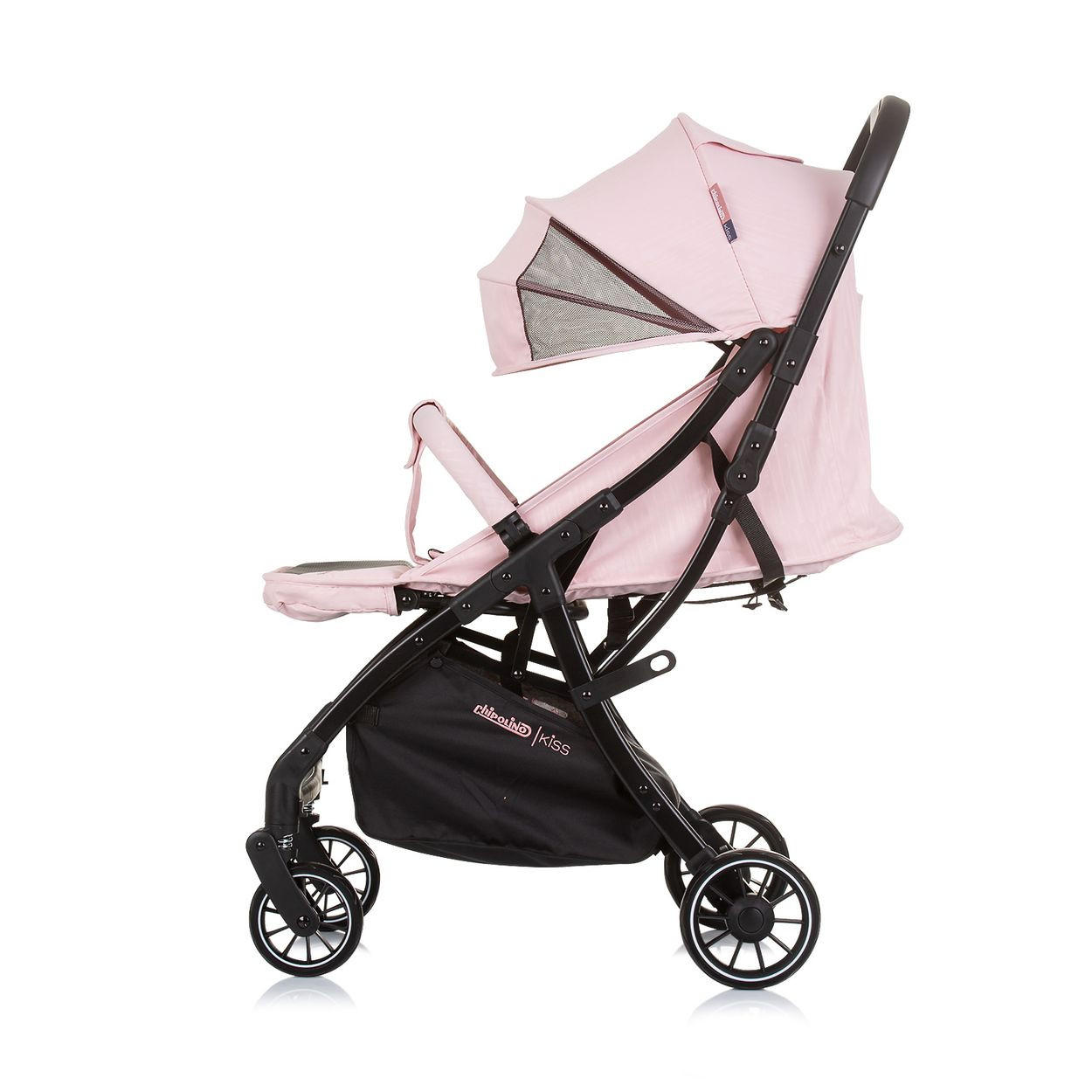 BUGGY Kiss klappbar rosa Getränkehalter verstellbar bis 22 kg - Rosa, Metall (75/50/103cm) - Chipolino