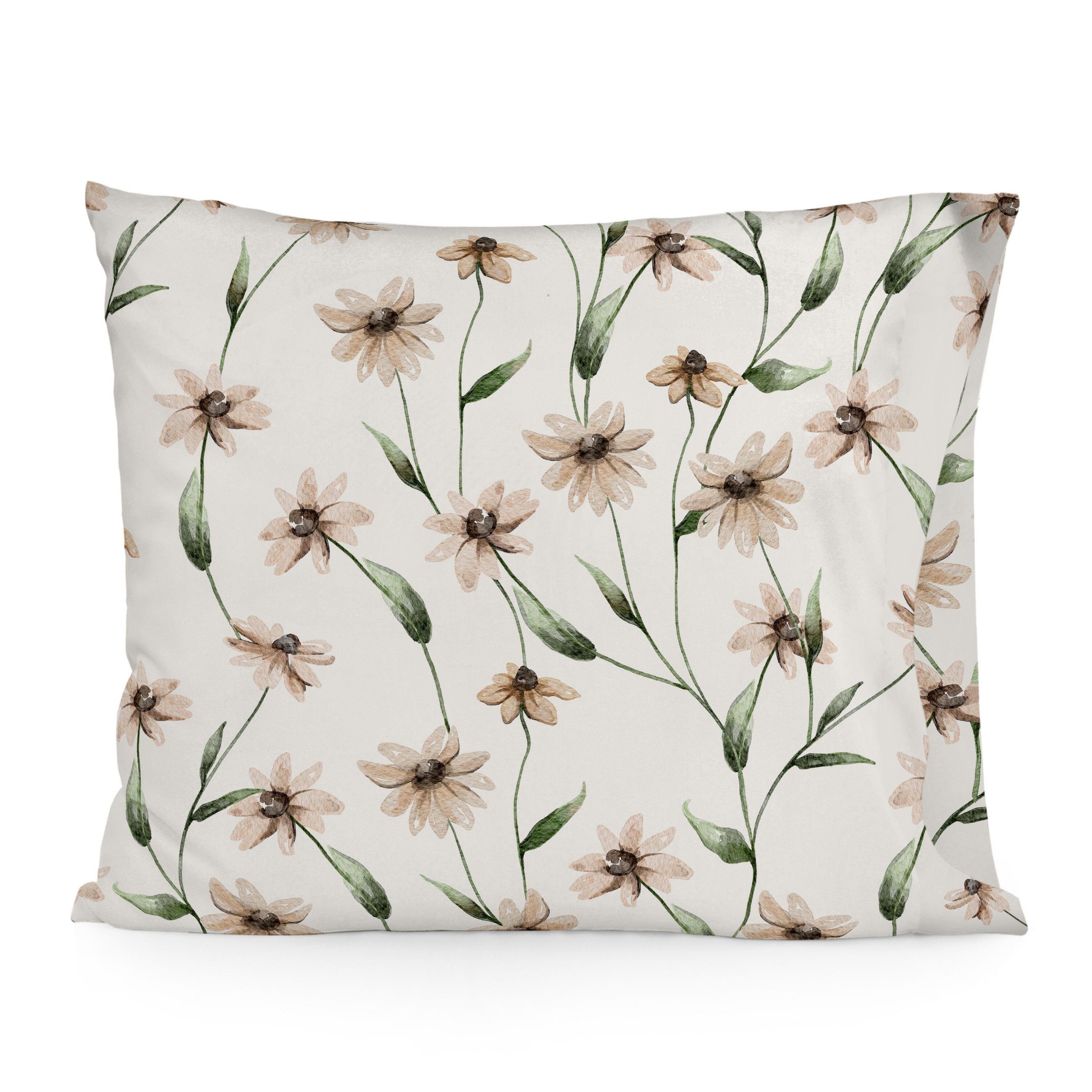 KISSENBEZUG tinny bloom 60x70 cm mehrfarbig - Multicolor, Textil (60/70cm) - Happy Friday