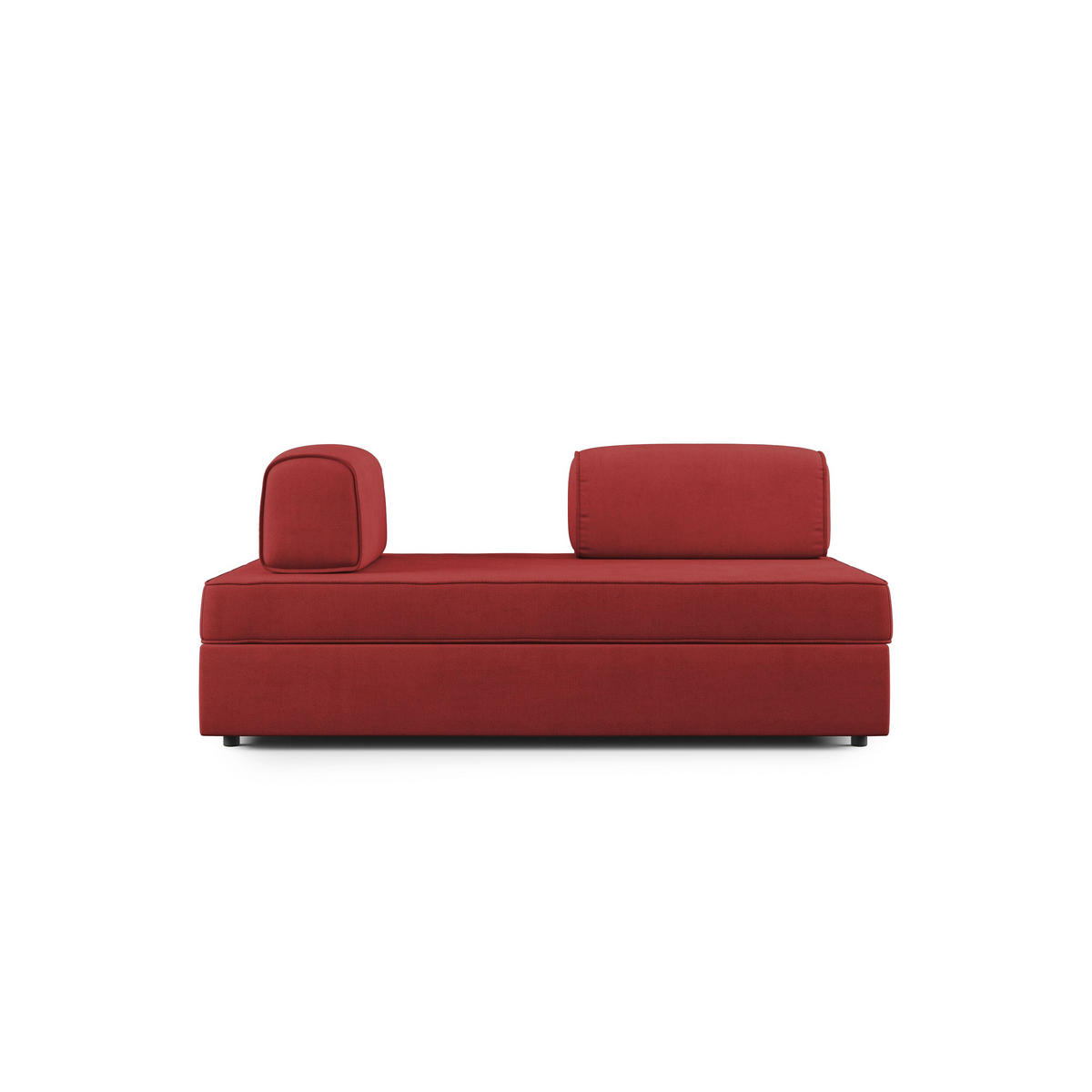 LINEARSOFA Liberty ausziehbar - Rot, Textil (200/42/105cm) - Divani.store