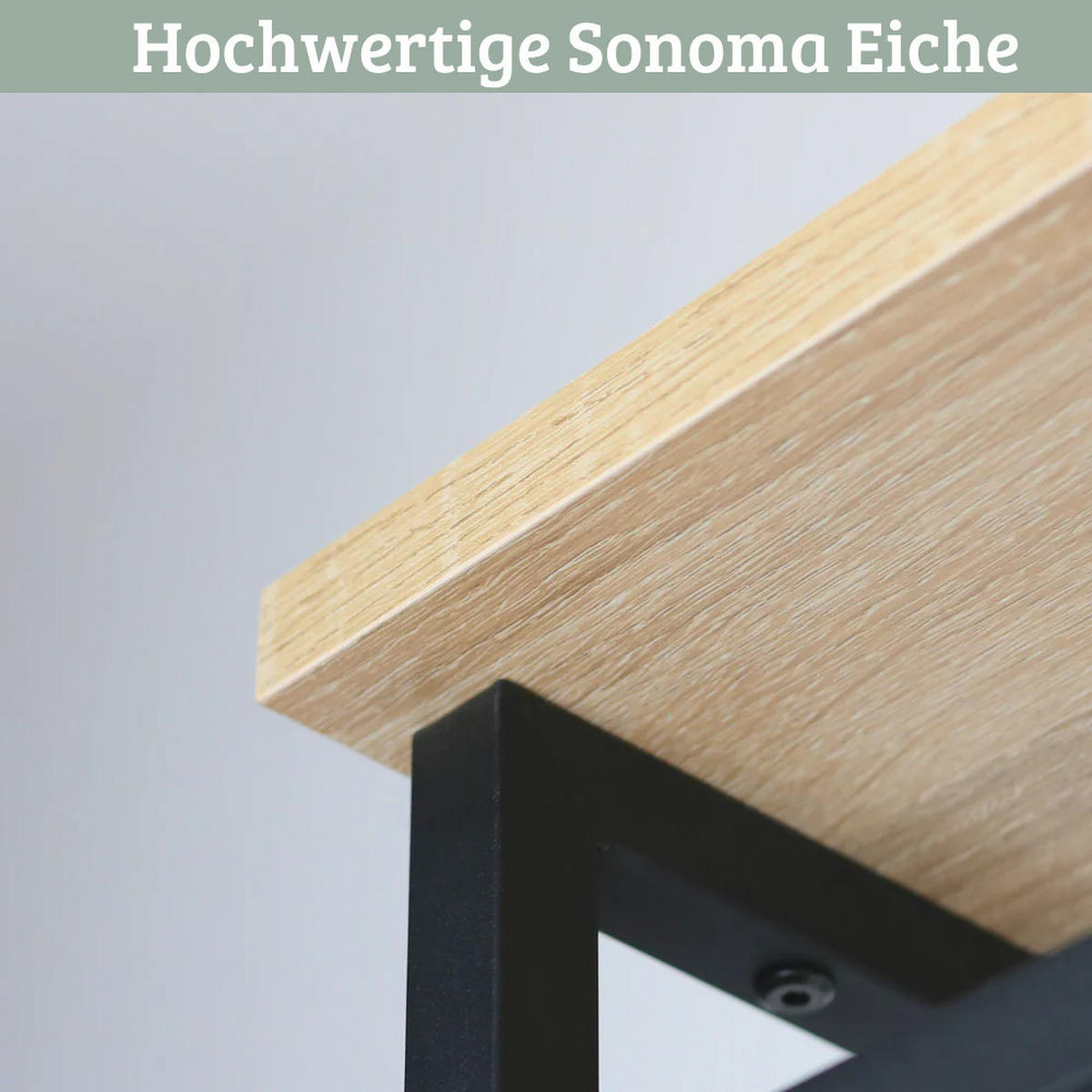 WANDGARDEROBE mit Ablage SIMBA Eichenholz 4 Haken 3 Kleiderbügel - Braun, Holz (92/22/29cm) - DELUKE