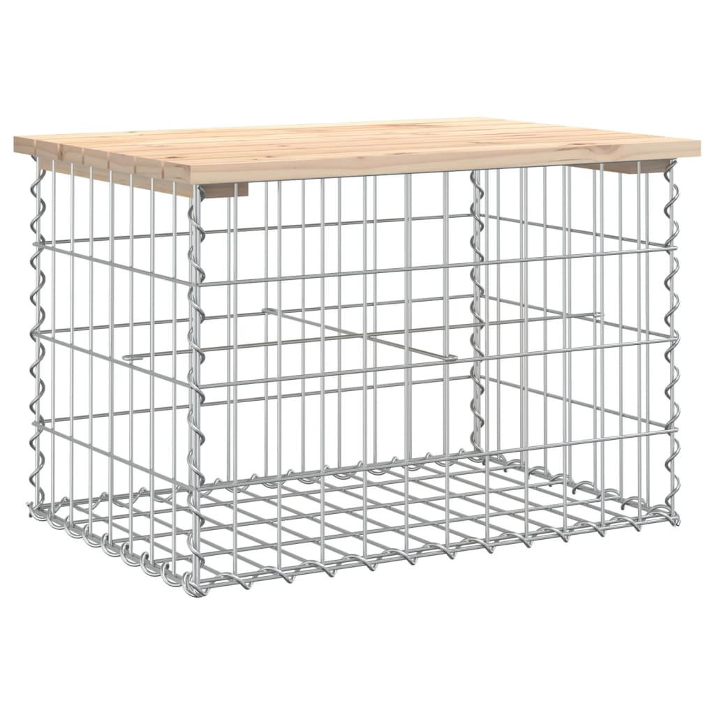 Deluke Gartenbank Natur 63x42x44 cm