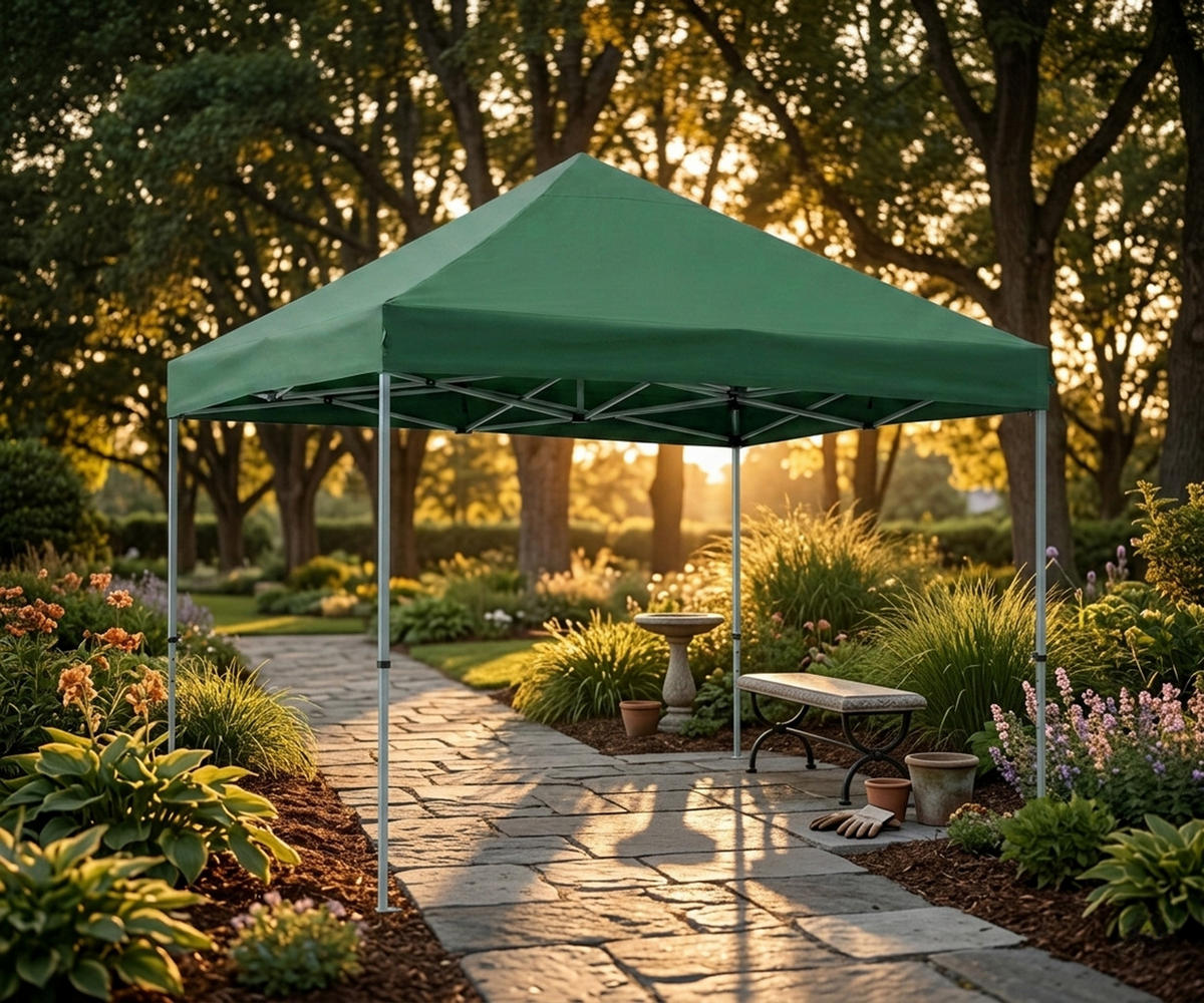 ERSATZDACH für Pavillon 3x3m, Pavillondach Toro, Wasserdicht, Farbe: Grün - Grün, Kunststoff (300/0.3/300cm) - TPFGarden