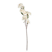 KUNSTBLUME Florista Kirschblüte 80cm - Weiß, Kunststoff/Textil (15cm) - Butlers
