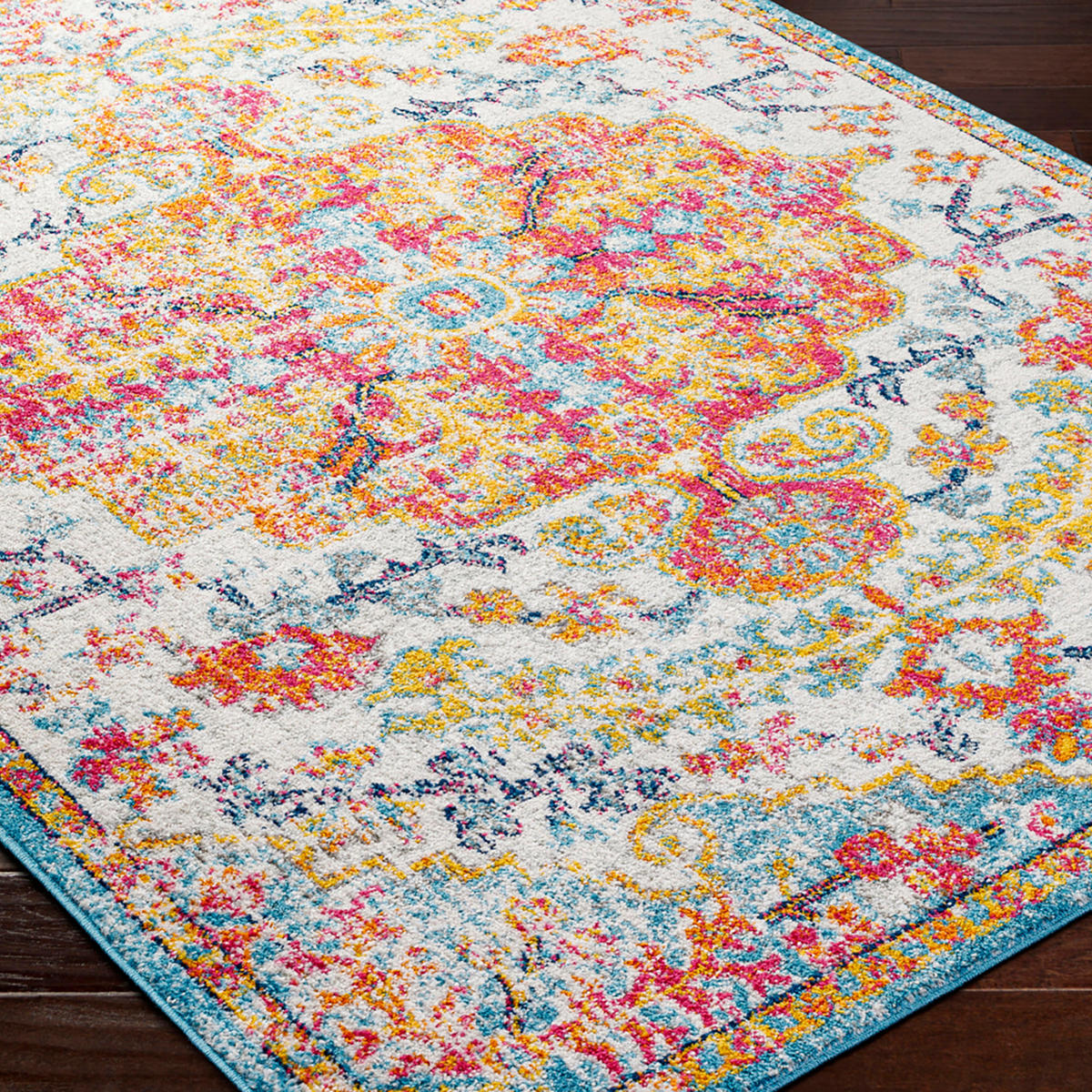 VINTAGE-TEPPICH 120x170 cm Mehrfarbig - Dunkelgelb, Textil (120/170cm) - LIVABLISS
