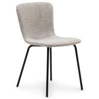 ESSZIMMERSTÜHLE AUDREY 4ER-SET - Grau, Textil (43/80/50cm) - IDIMEX