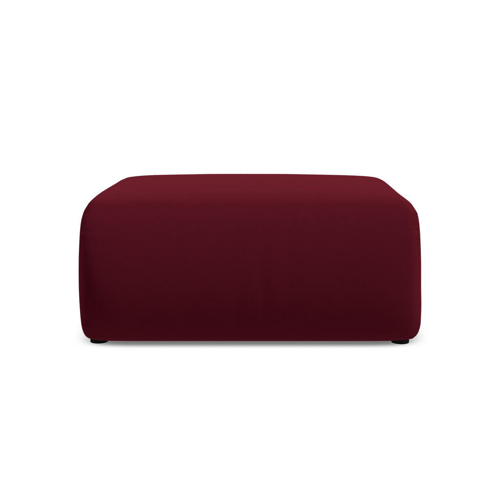 Thumbnail - Makamii Pouf, Bordeaux, Textil, 1-Sitzer, Füllung: Schaumstoff, 94x40x89 cm, Made in EU, Wohnzimmer, Hocker, Sitzhocker