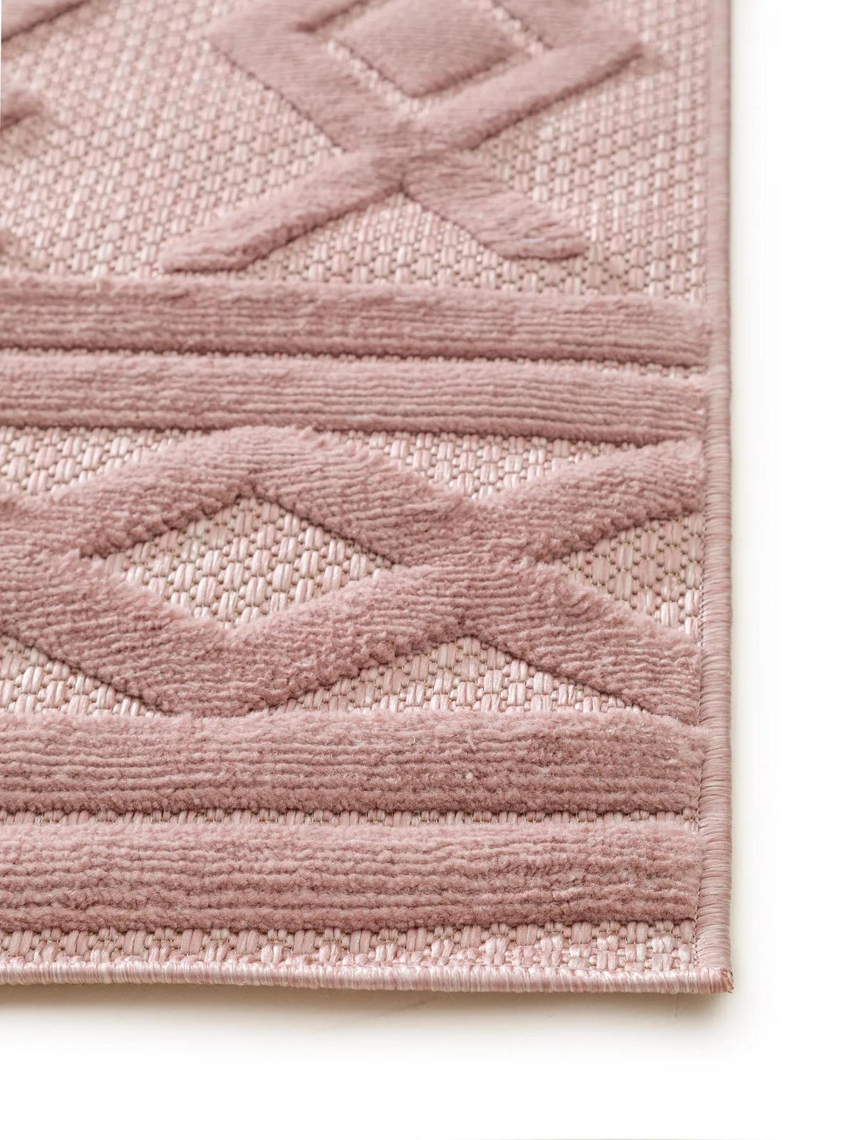 OUTDOORTEPPICH Bonte Rosa 200x290 cm - Rosa, Textil (200/290cm) - benuta Nest
