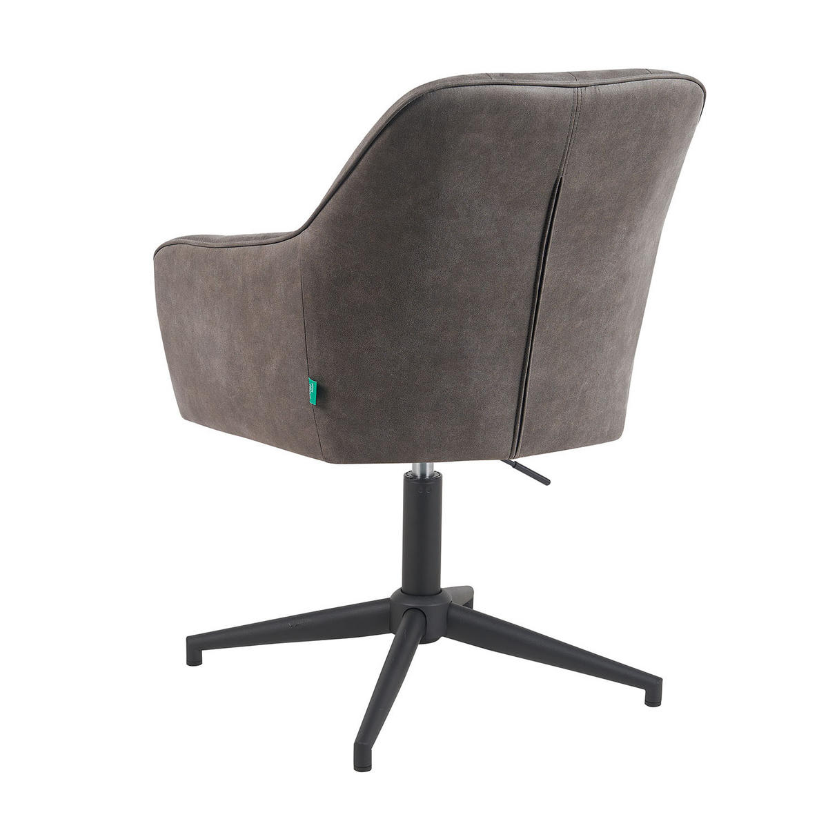 BÜROSTUHL Mika-Elin - Taupe/Schwarz, Textil/Metall (60/84/65cm) - DUBI Möbel