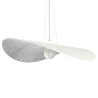 HÄNGELEUCHTE Piuma D90 - Weiß, Metall (90/90/120cm) - Lumicom