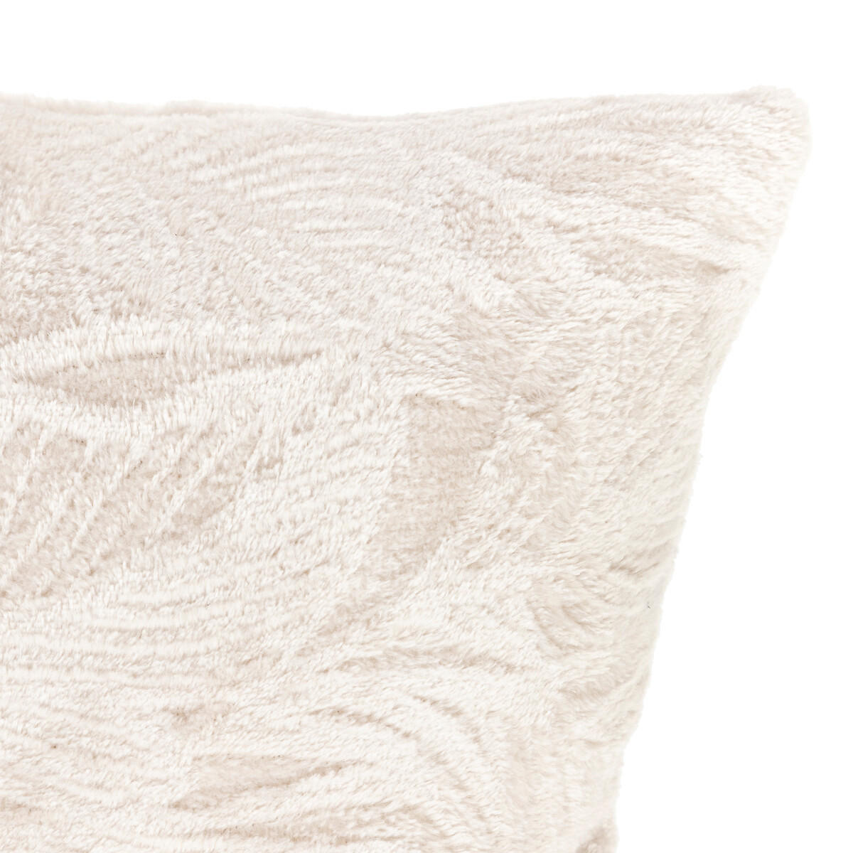 KISSEN mit Blattmuster Ryo 40/40/7 cm - Beige, Textil (40/40cm) - Atmosphera Createur d´interieur