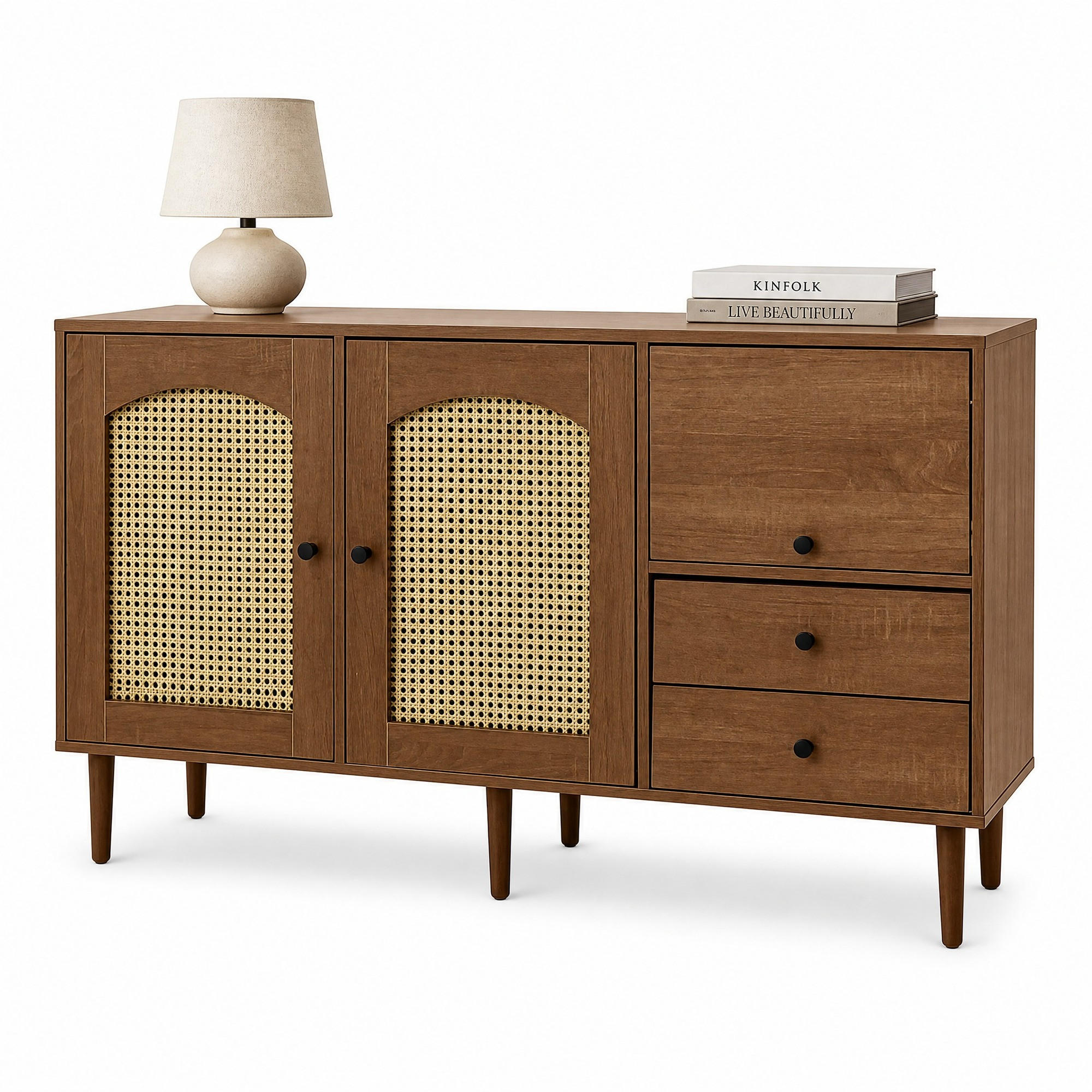 Meubliv Sideboard Braun 130x75.5x40 cm