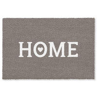 ROHOŽKA Domov - Text - Taupe 180x120 cm - taupe, plast (180/120cm) - MuchoWow