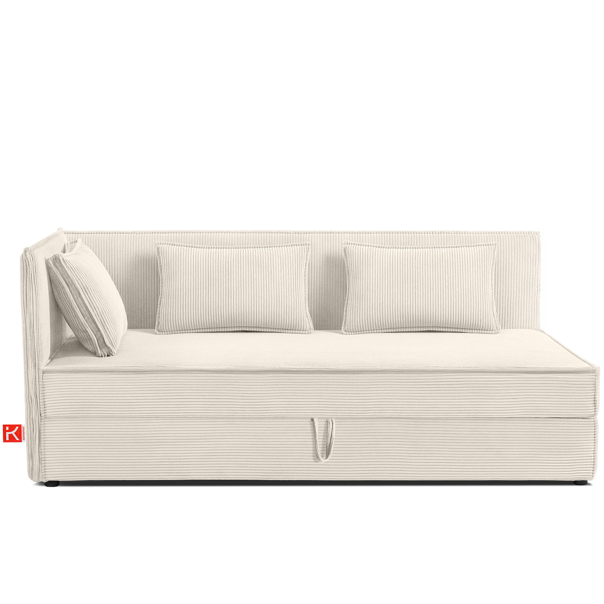 Konsimo® Jugendbett Ecru 92x200 cm