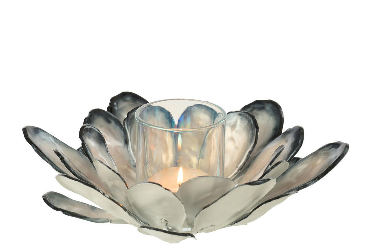 WINDLICHT SHELL - Blau, Metall (25.5/10cm) - J-Line
